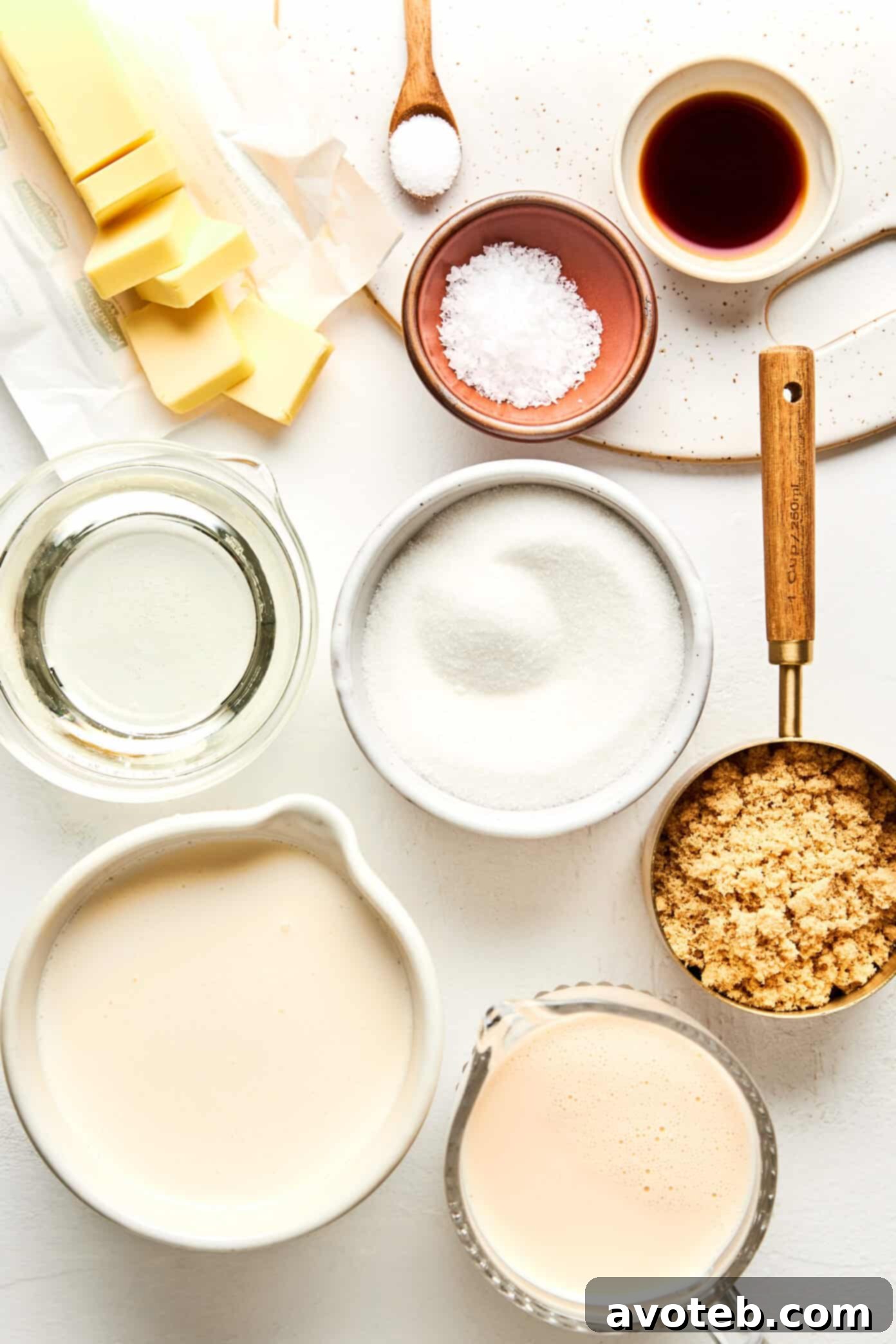 Caramel Mixture Cooking in a Pot