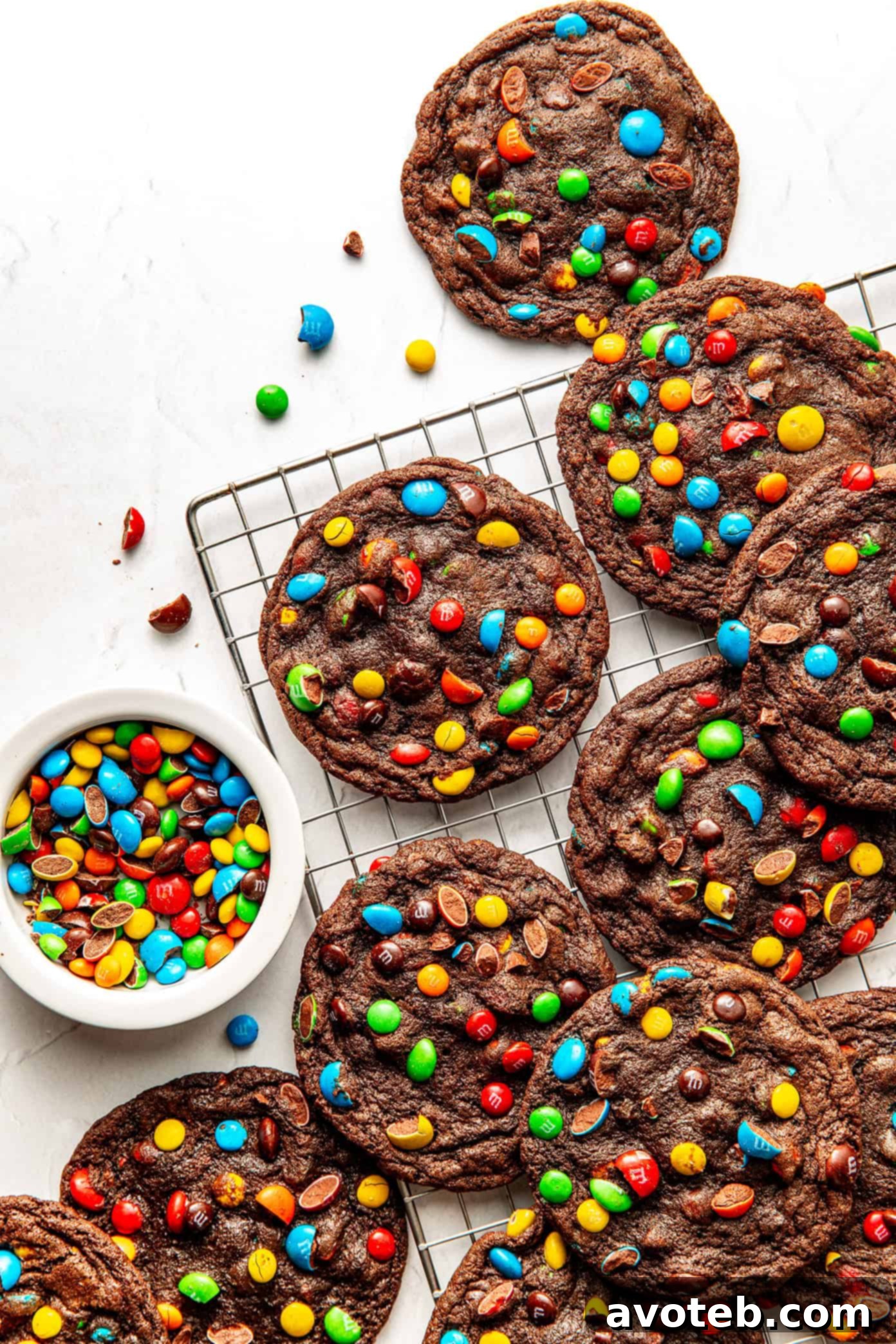 Chocolate M and M Cookies
Sweet Surprise Chocolate M&M Cookies 2 Chocolate M&M Cookies