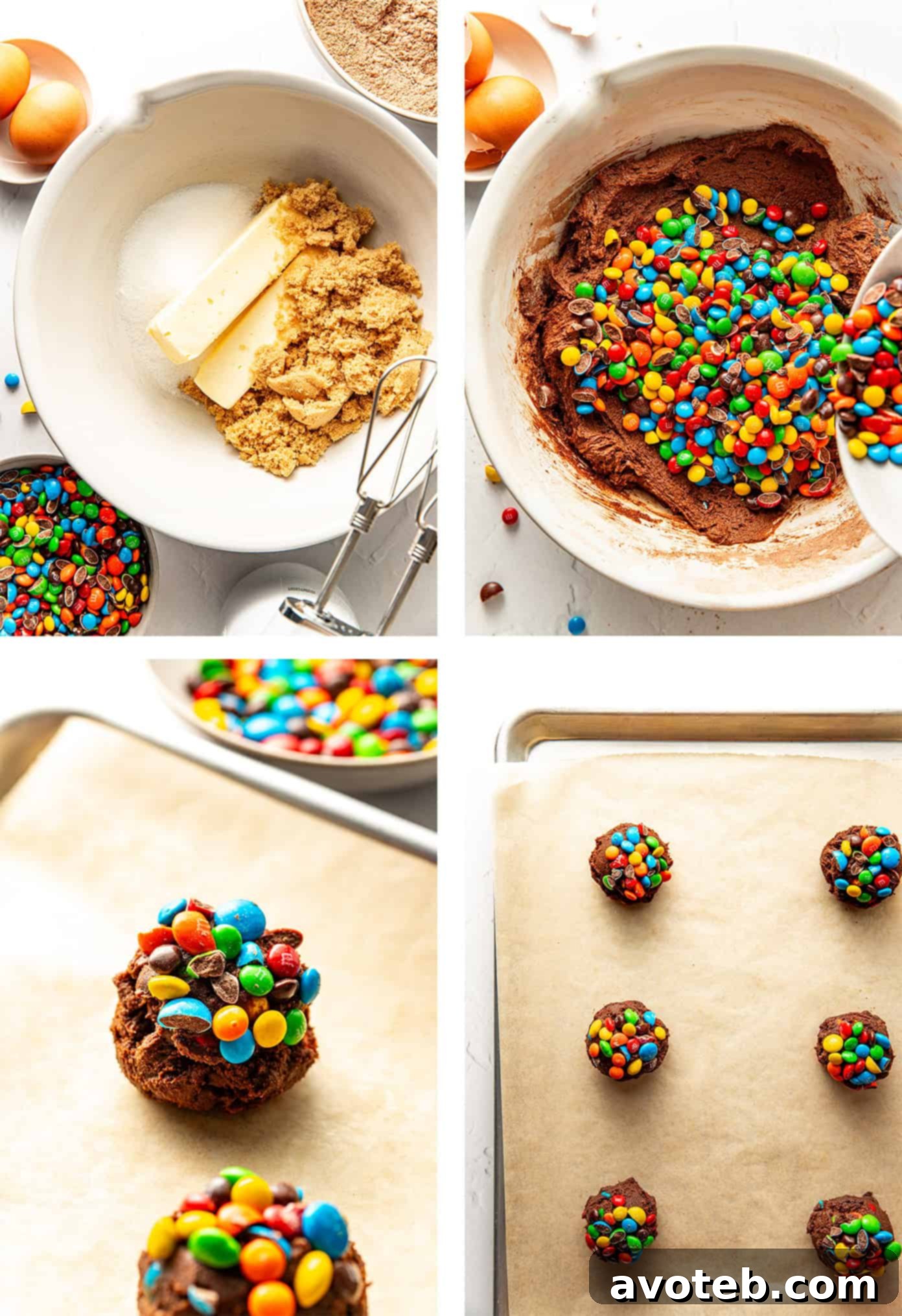 Chocolate M and M Cookies
Sweet Surprise Chocolate M&M Cookies 5 Chocolate M&M Cookie Recipe