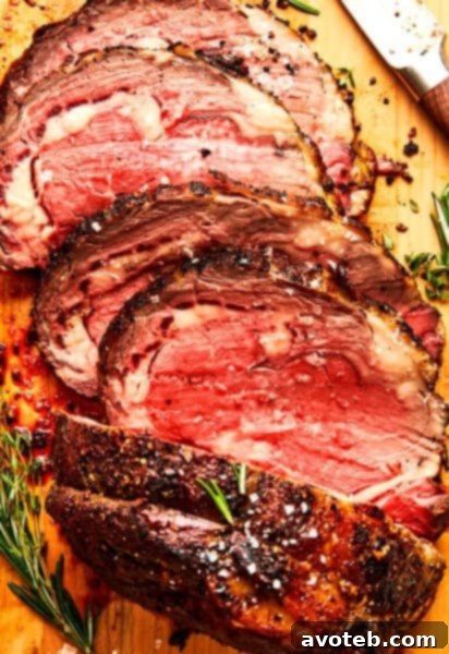 Garlic Herb Prime Rib with Au Jus