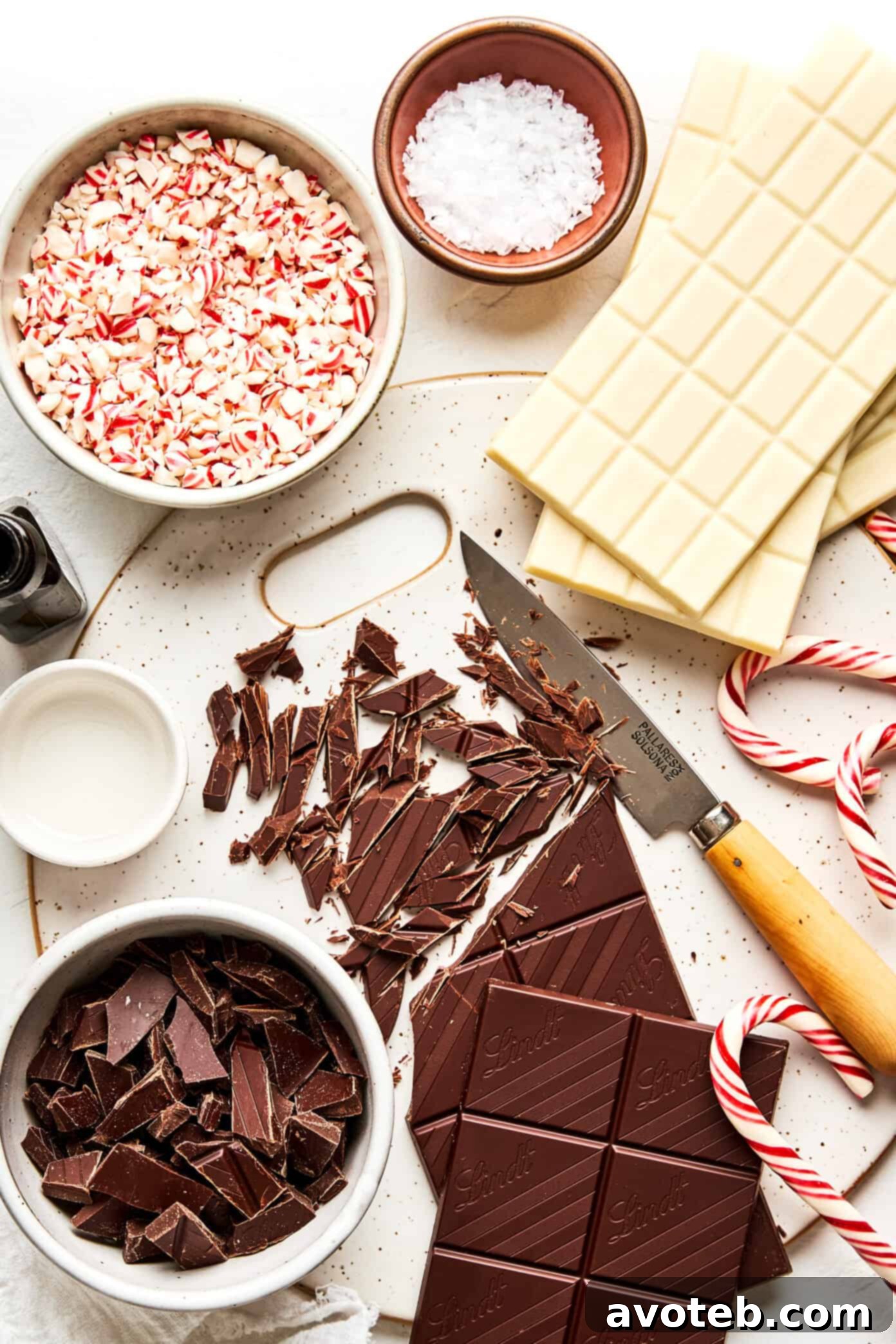 Peppermint Bark Ingredients