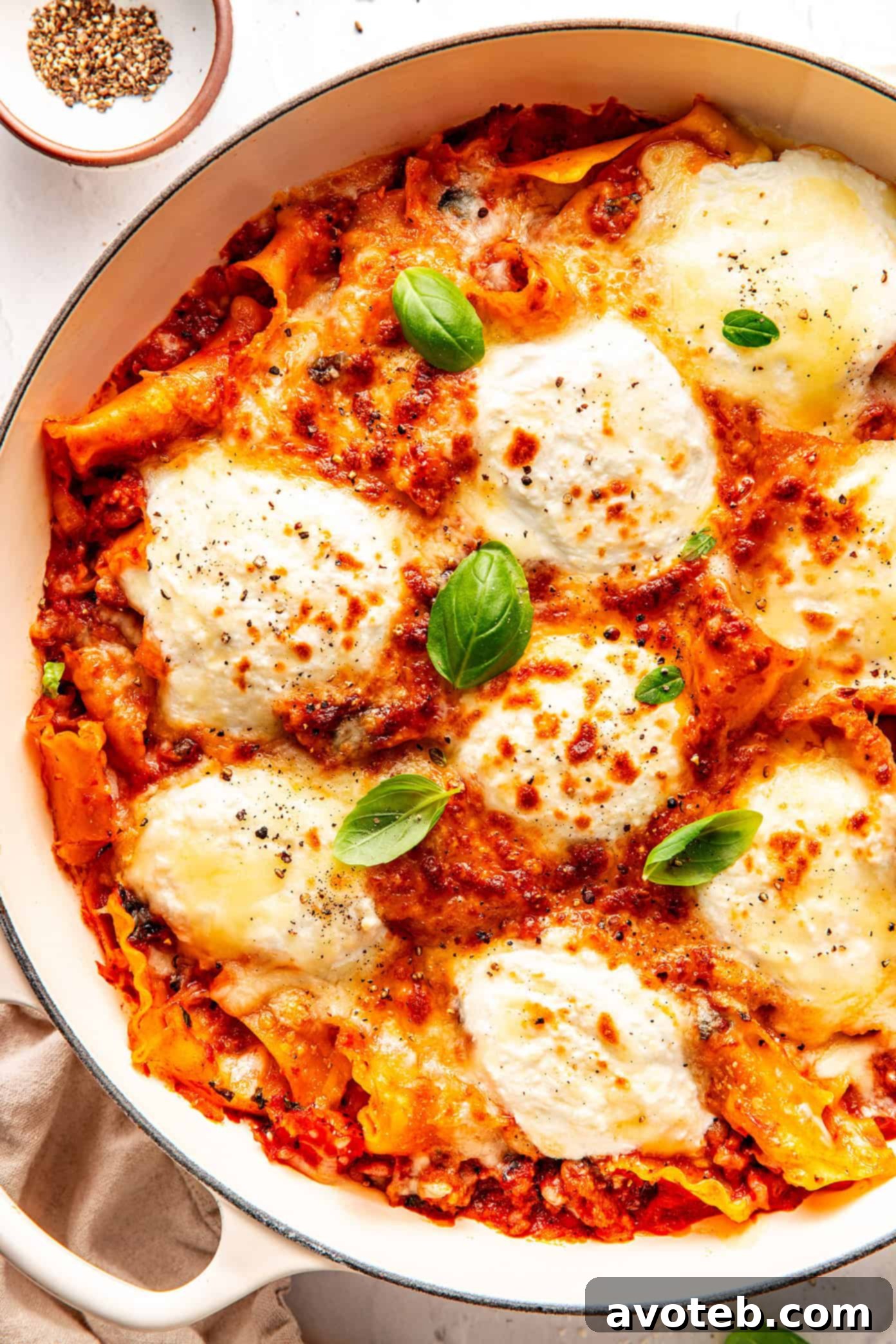 Serving of Skillet Lasagna