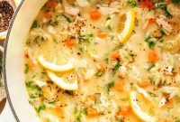 Lemon Orzo Chicken Soup: A Zesty Twist on Comfort