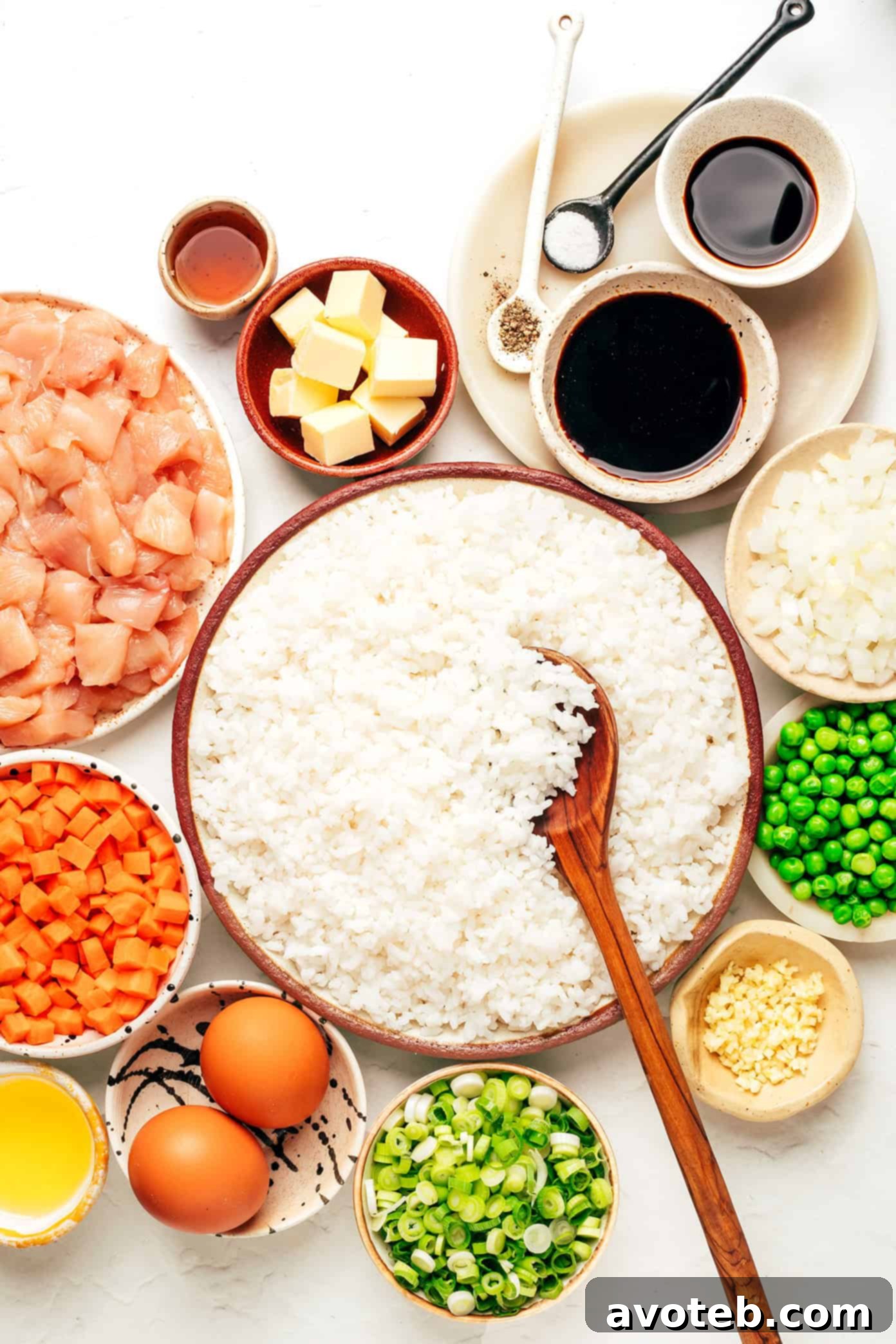 Chicken Fried Rice Ingredients