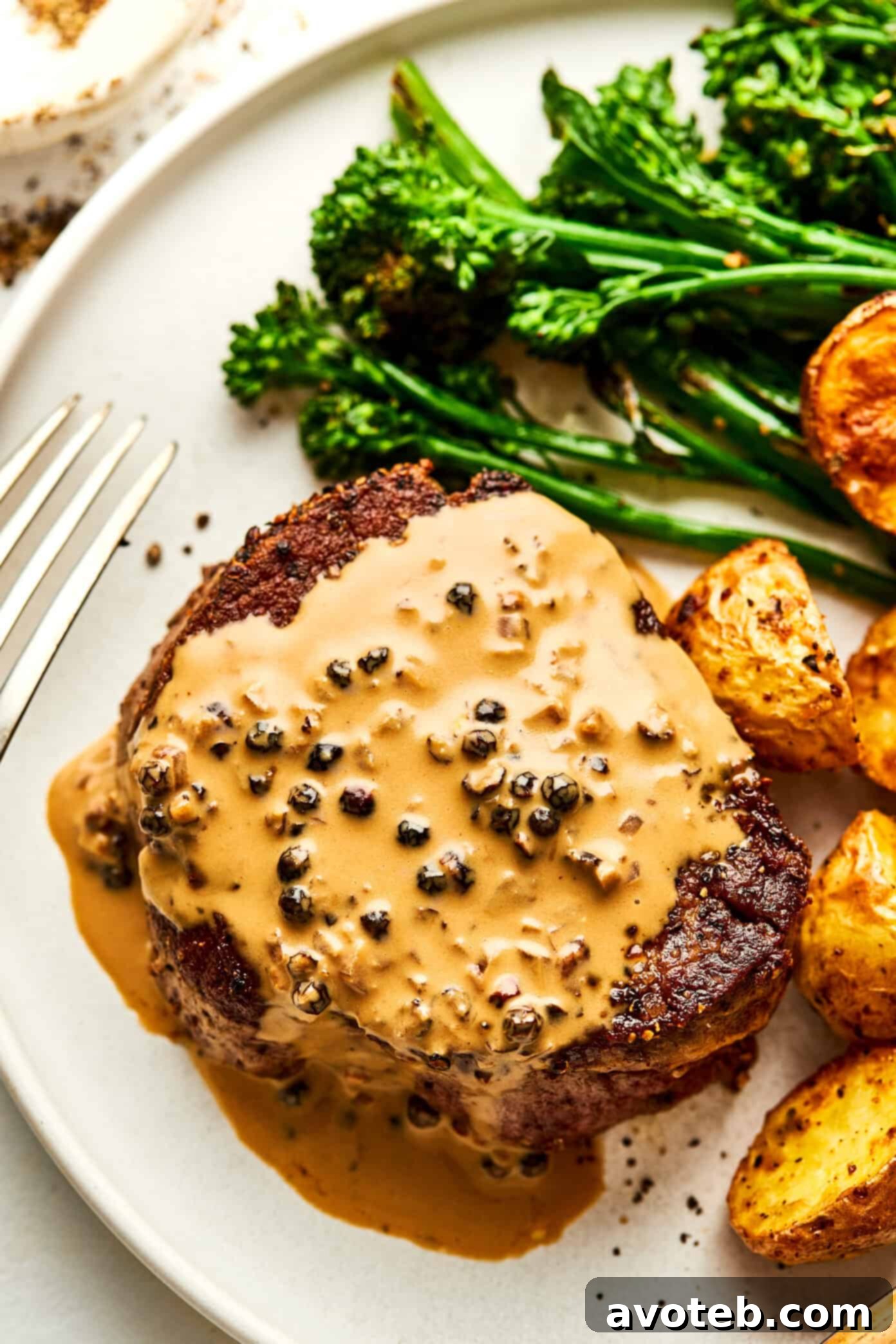 Steak with sides