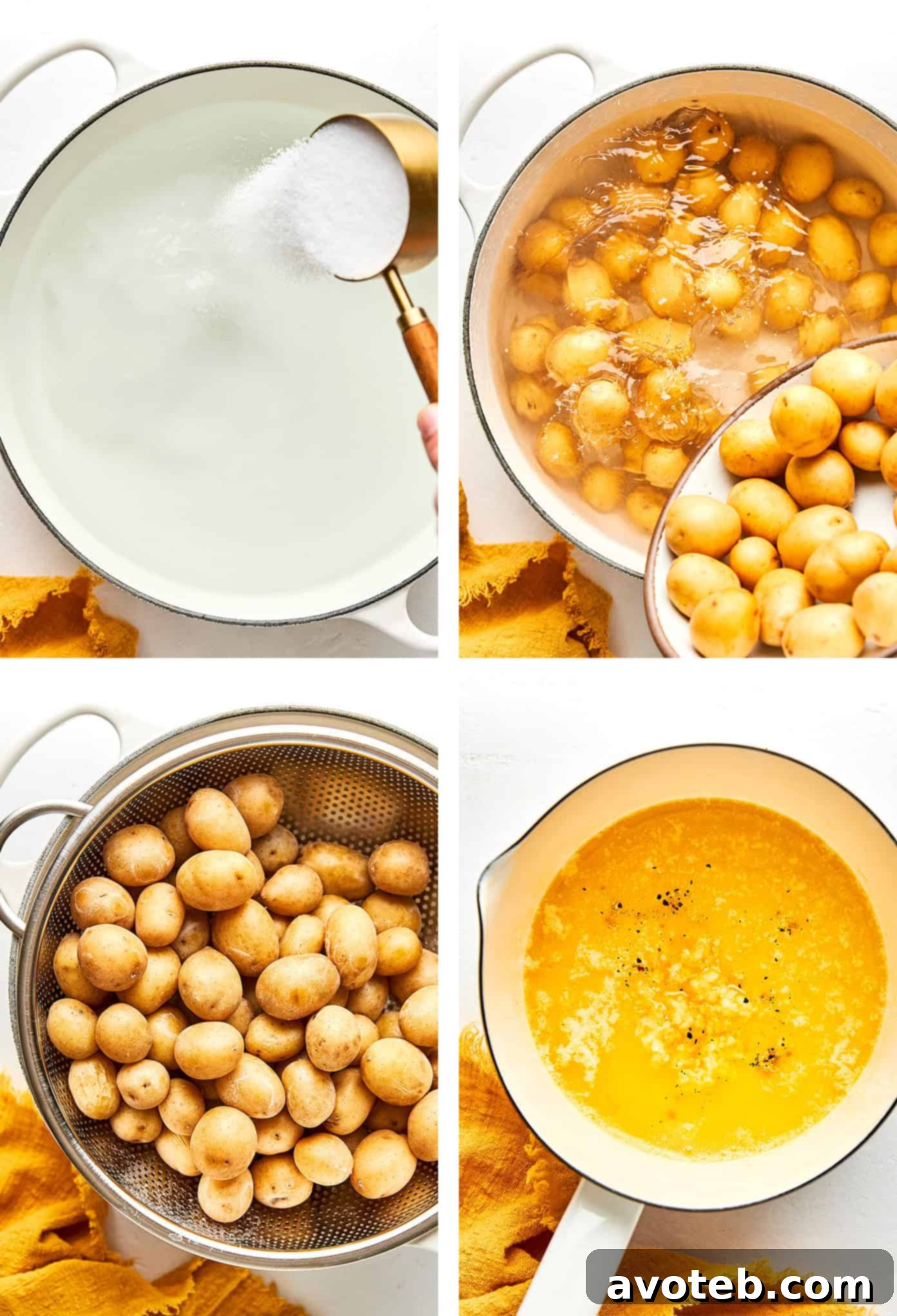 Syracuse Salt Potatoes with Garlic Butter