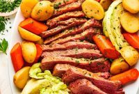 Savory Brisket with Braised Cabbage