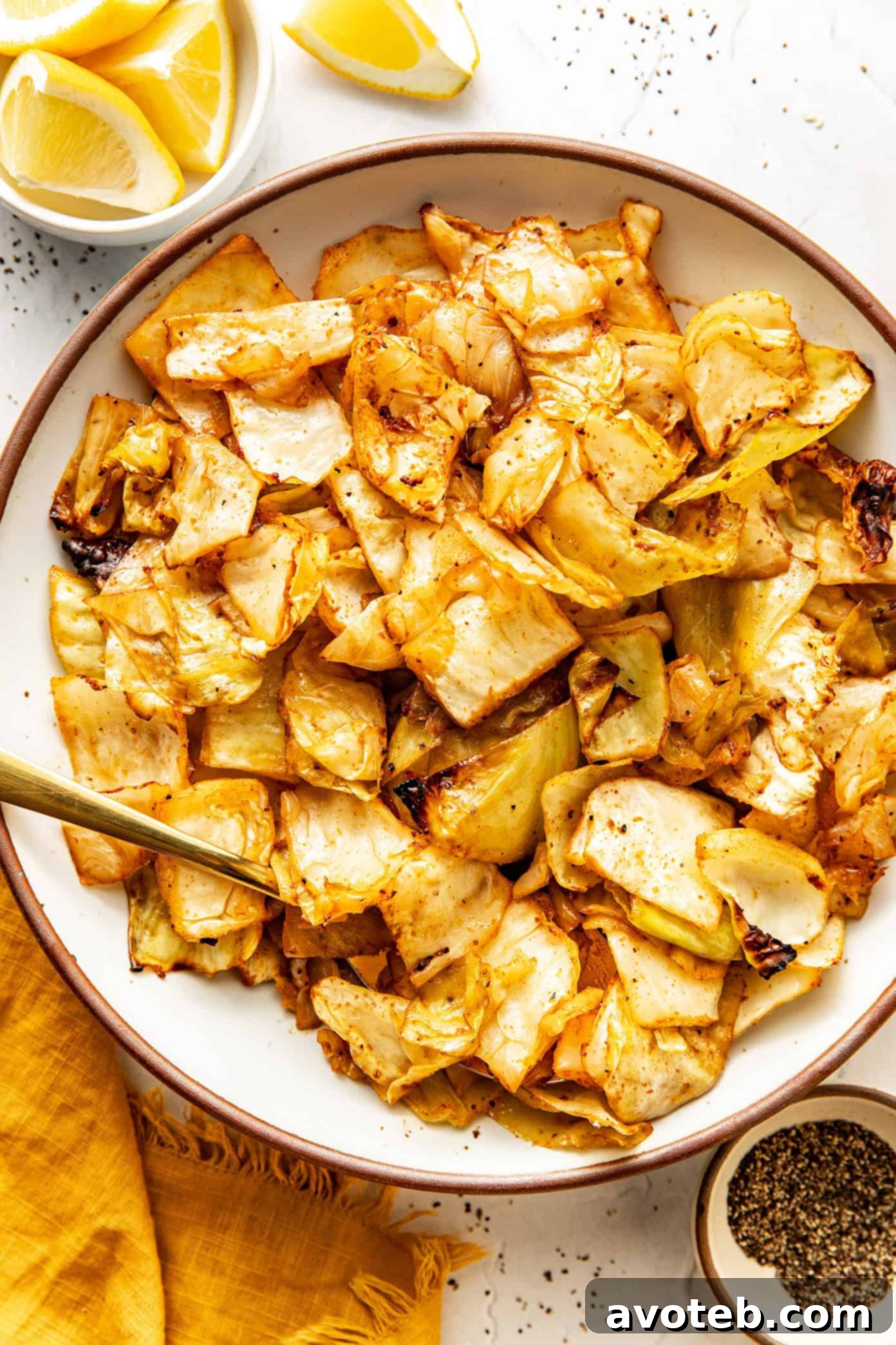 Delicious Roasted Cabbage Ready to Serve