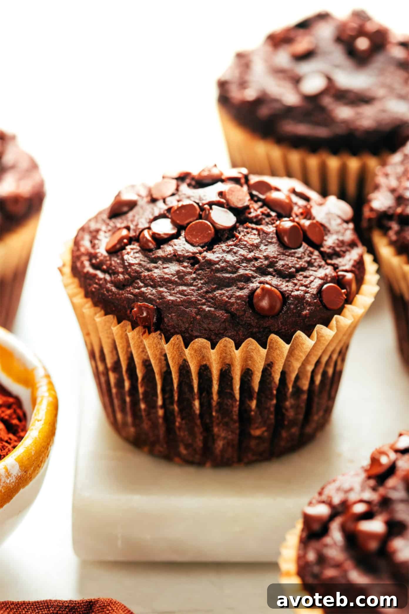 Delicious Chocolate Banana Muffins