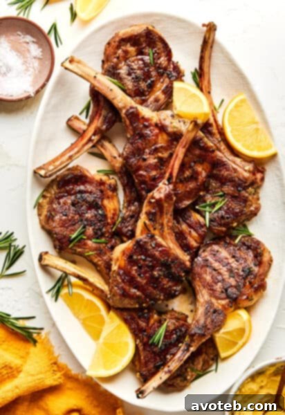 Garlic Rosemary Lamb Chops