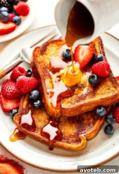 Perfect French Toast ready to serve