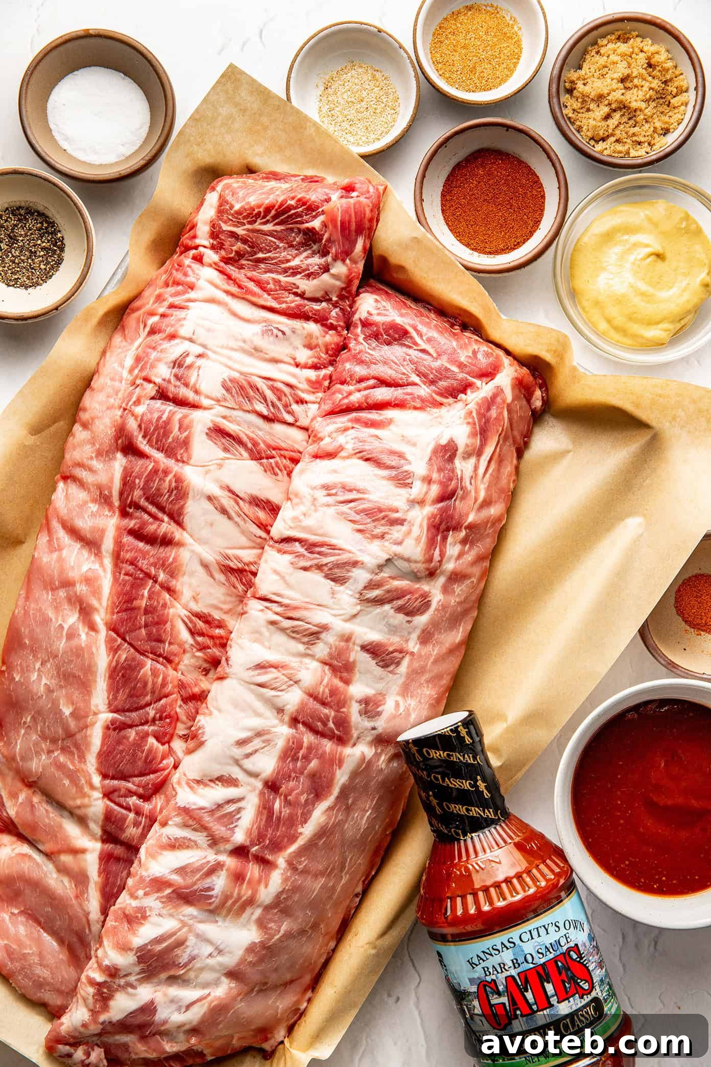 oven roasted baby back ribs ingredients