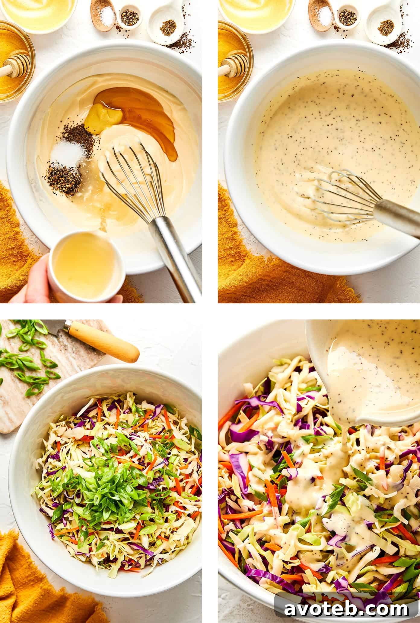 how to make coleslaw