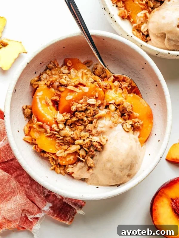 Ginger Peach Crisp