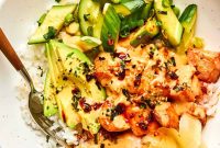 Spicy Salmon Sushi Bowl Recipe for Homemade Poke Night