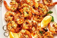 Grilled Shrimp with Lemon Garlic Butter