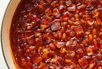 Classic Baked Beans with Smoky Bacon and Brown Sugar