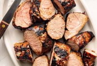 Juicy Grilled Pork Tenderloin with Garlic-Herb Rub