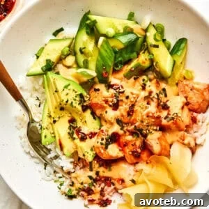 Spicy Salmon Sushi Bowl Recipe for Homemade Poke Night 7 img 102066 6