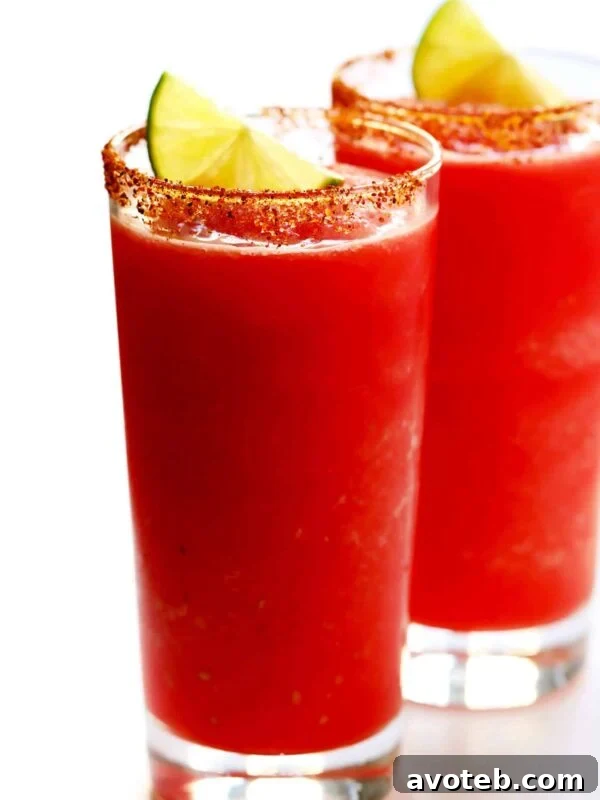 Watermelon Lime Mocktails