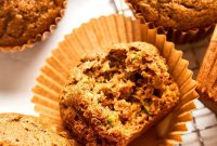 Moist Zucchini Oat Muffins Recipe