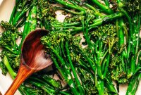 Pan Sauteed Broccolini with Garlic and Lemon