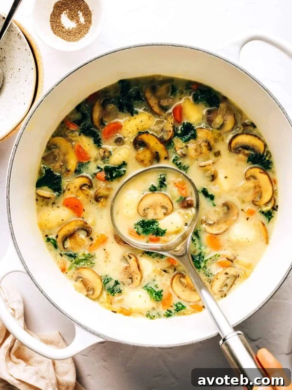 One-Pan Baked Gnocchi with Meatballs and Tomato Sauce 11 Gnocchi, Mushroom and Kale Soup