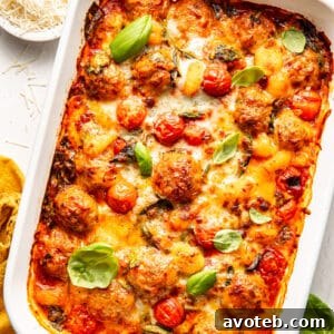 One-Pan Baked Gnocchi with Meatballs and Tomato Sauce 13 img 103796 12