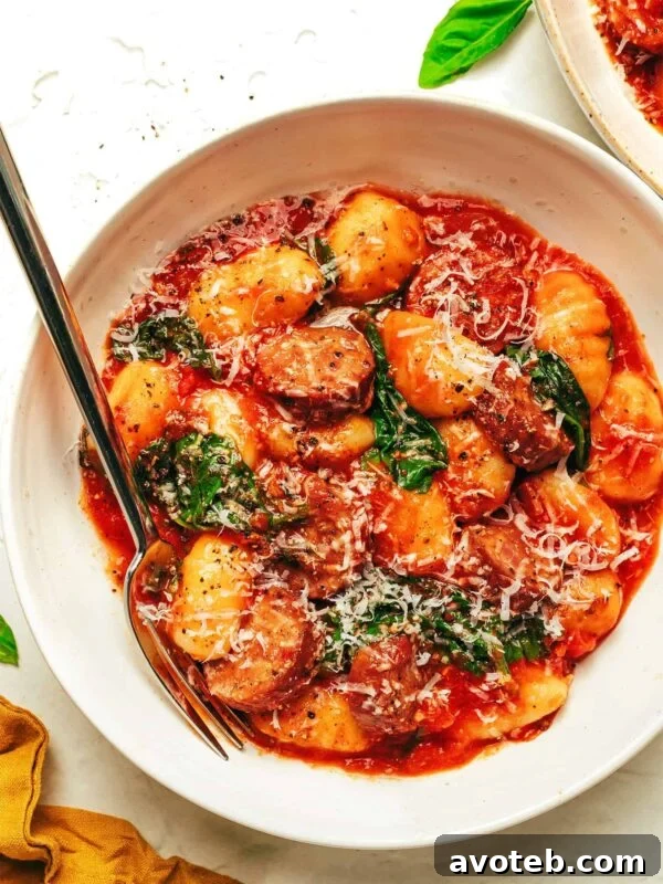 One-Pan Baked Gnocchi with Meatballs and Tomato Sauce 8 img 103796 7