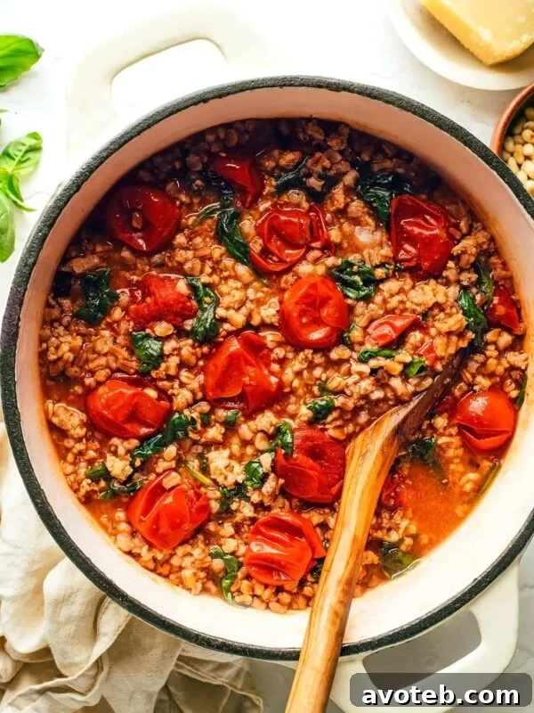 One-Pan Mediterranean Chicken Sausage Orzo Recipe 9 img 104255 8