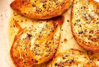 Crispy Pan-Seared Chicken Breasts with Garlic Butter