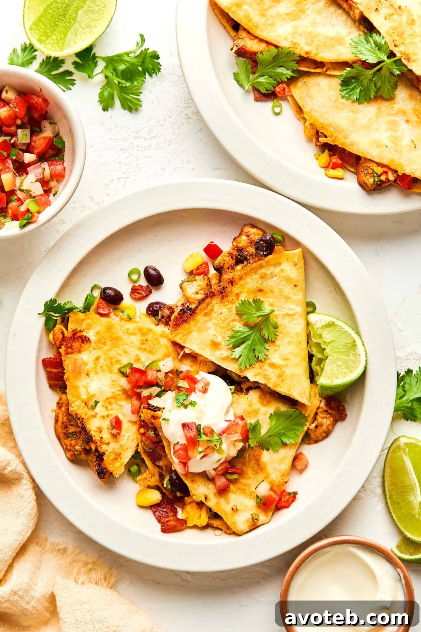 Crispy Chicken and Bacon Quesadillas with Cheddar 7 img 105219 6